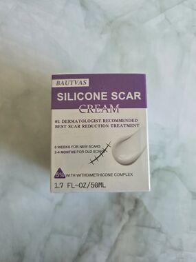 Silicone Scar Cream - Purple/White